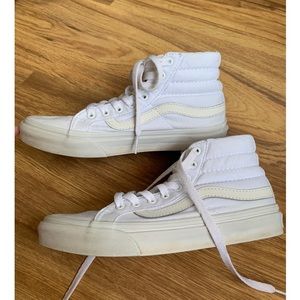 White high top vans